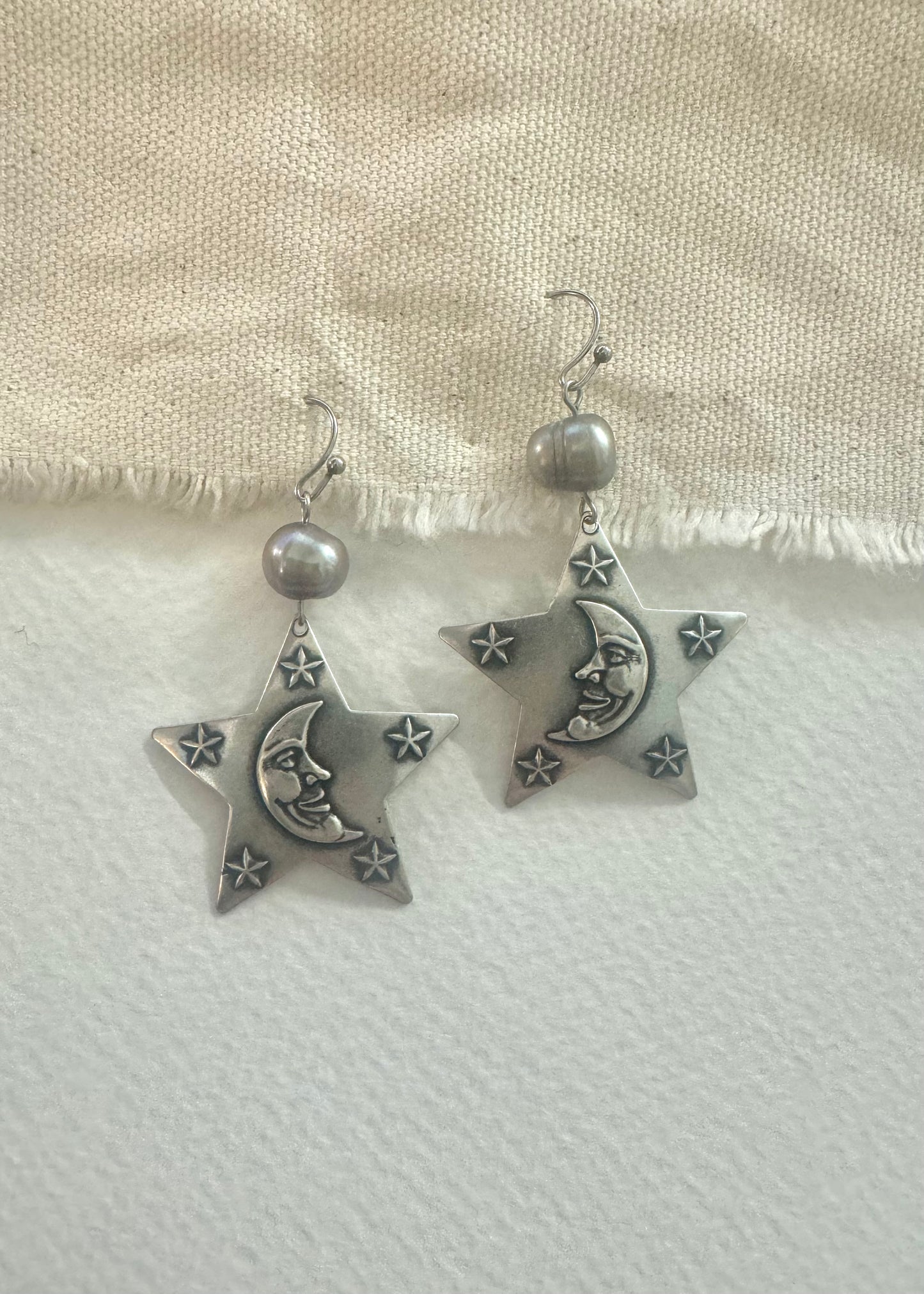 The Moonlit Star Earrings