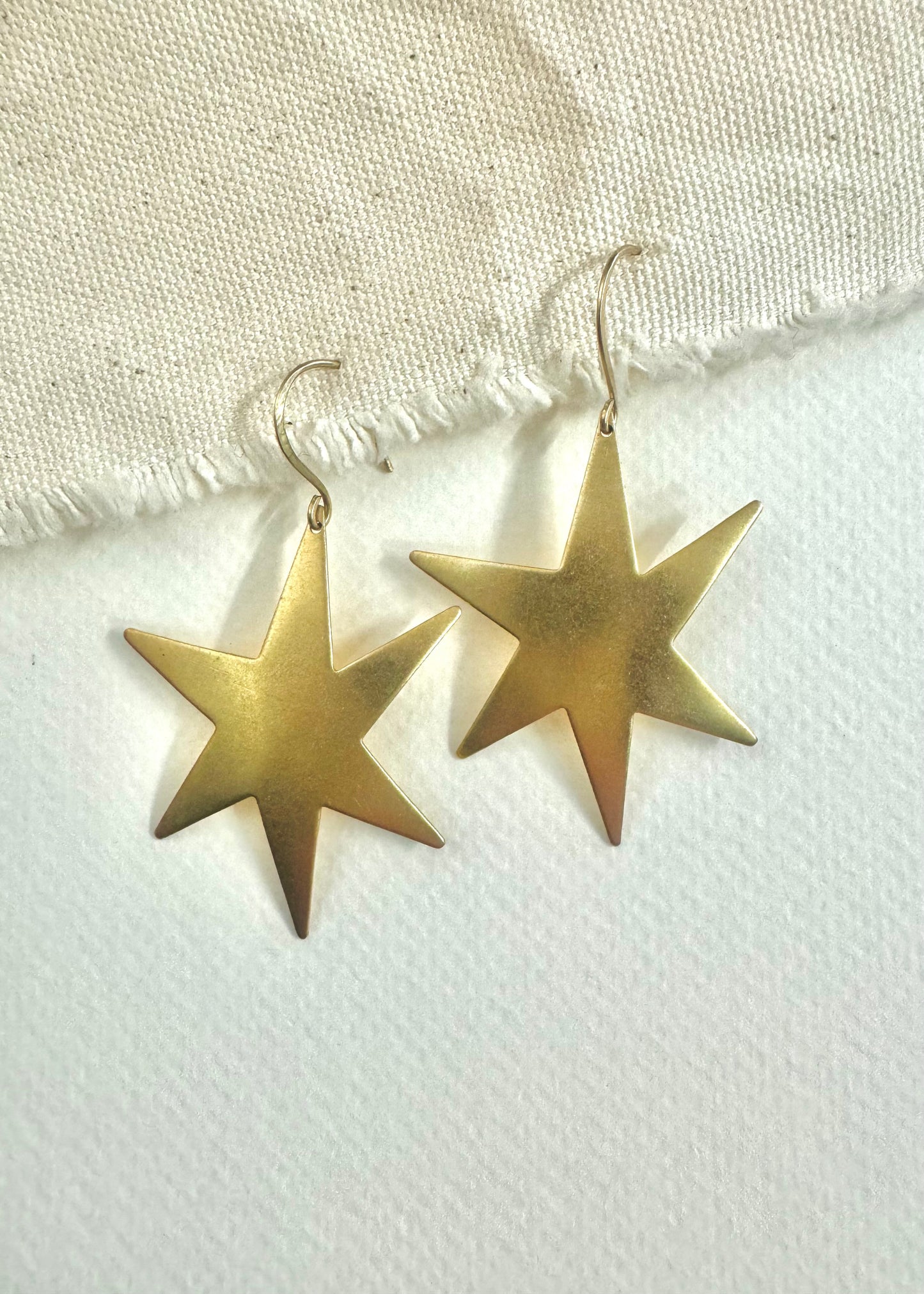 Bursting Star Earrings