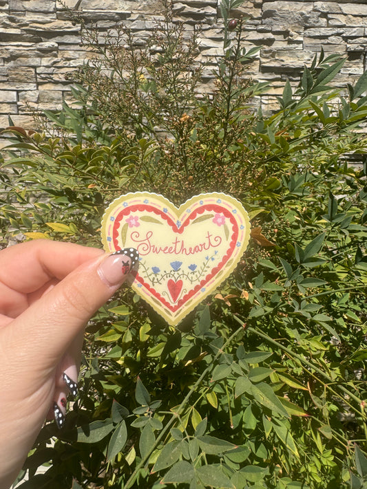 Sweetheart Sticker - 3in Vinyl Sticker